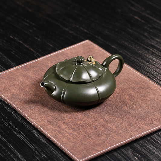 Frog on Lotus Leaf Zisha Teapot