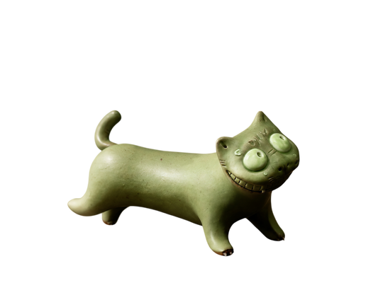 Mao Mao One-of-a-Kind Handmade Ceramic Cat-Inspired