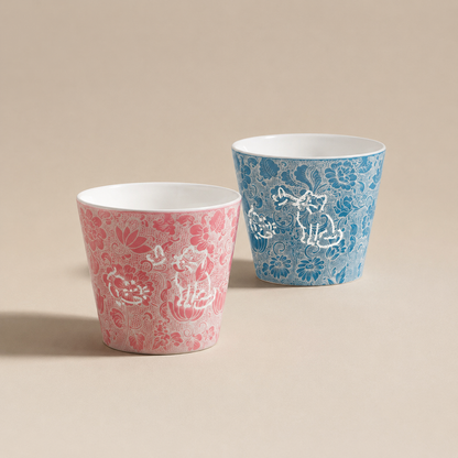 Handmade Linglong Cat Ceramic Coffee Cup – 230ml