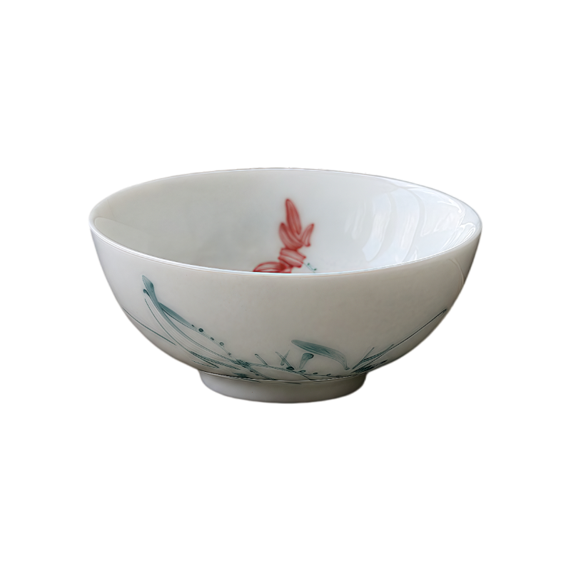 Jingdezhen Hand-Painted Thin Porcelain Gongfu Teacup