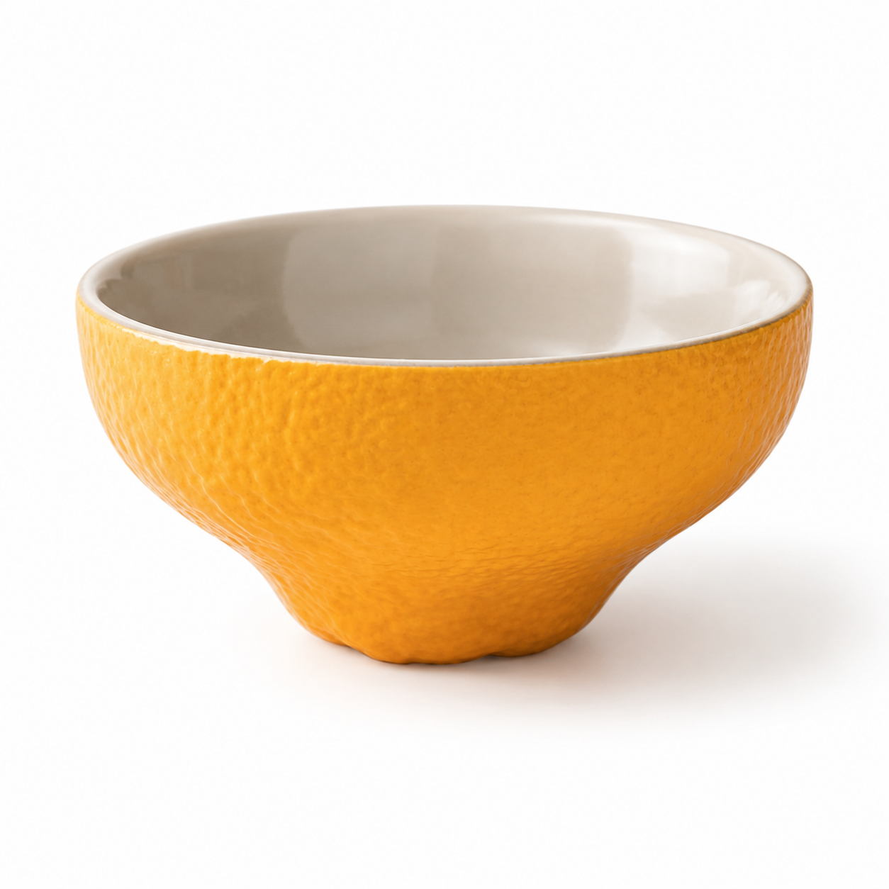 Lifelike Tangerine-Shaped Ceramic Teacups & Teapot Collection