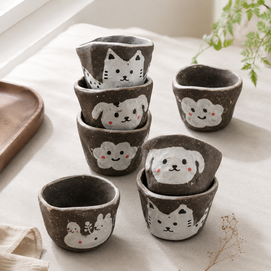 Jingdezhen Ceramic Candle Holder – Hand-Painted Scented Candle with Choice of Scents (Assorted Patterns)
