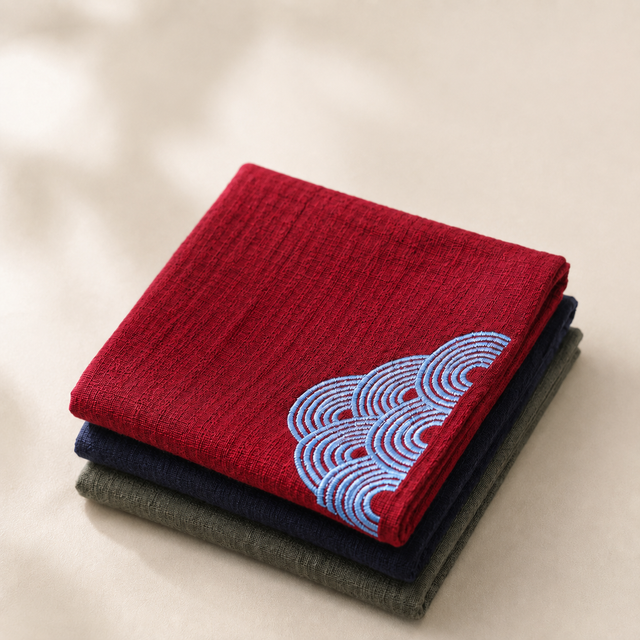 Embroidered tea towel offer