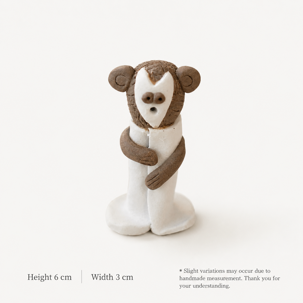 Jingdezhen Hand-Pinched Figurine – Journey to the West Character (Incense Holder)