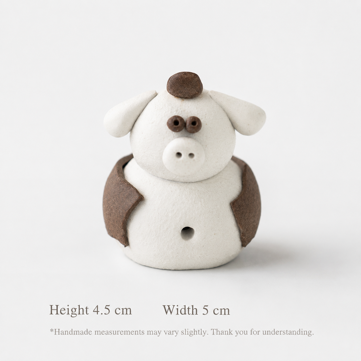 Jingdezhen Hand-Pinched Figurine – Journey to the West Character (Incense Holder)