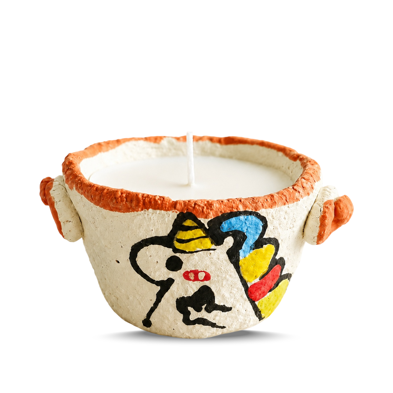 Jingdezhen Ceramic Candle Holder – Hand-Painted Cartoon Animal Scented Candle (Surprise Scent)